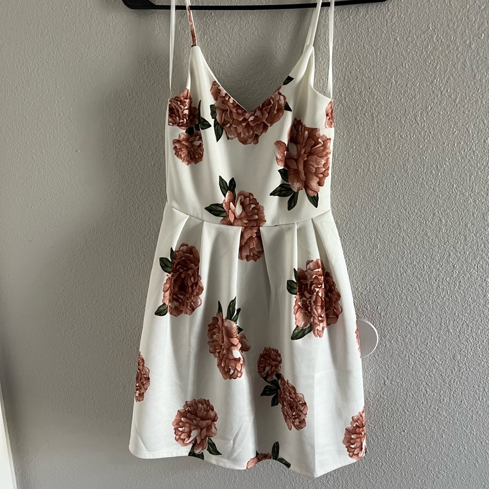 Floral mini sundress
